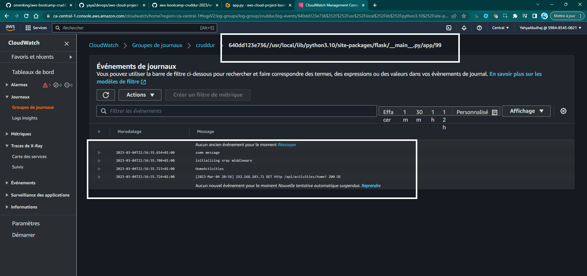 CloudWatch Logs Capture